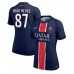 Paris Saint-Germain Joao Neves #87 Dámské Domácí Dres 2024-25 Krátkým Rukávem